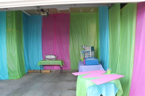 Plastic Tablecloths: How to Cover Garage Walls for a Party and Why Pineapples Might Be the Secret to a Perfect Decor